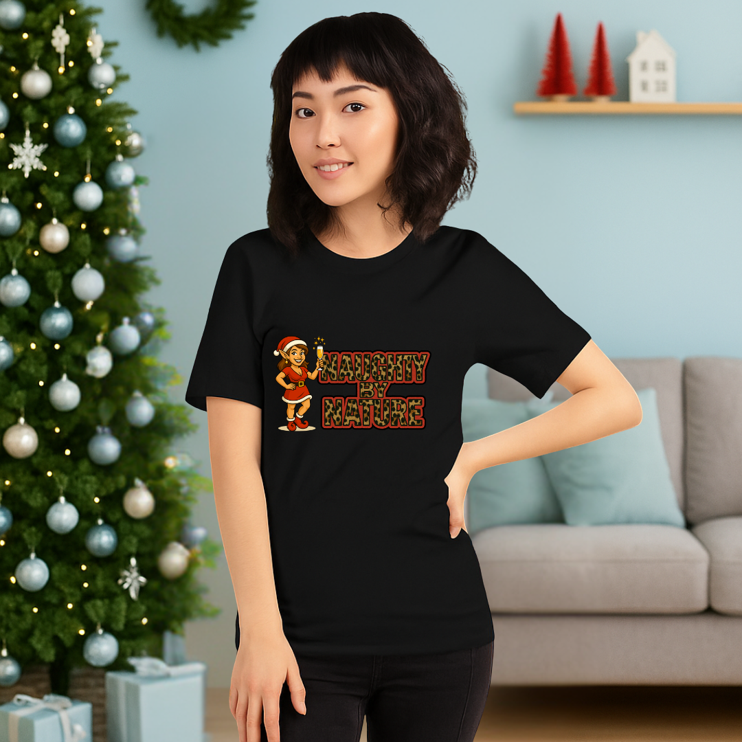 "Naughty by Nature" Pretty Elf II | Adults t-shirt