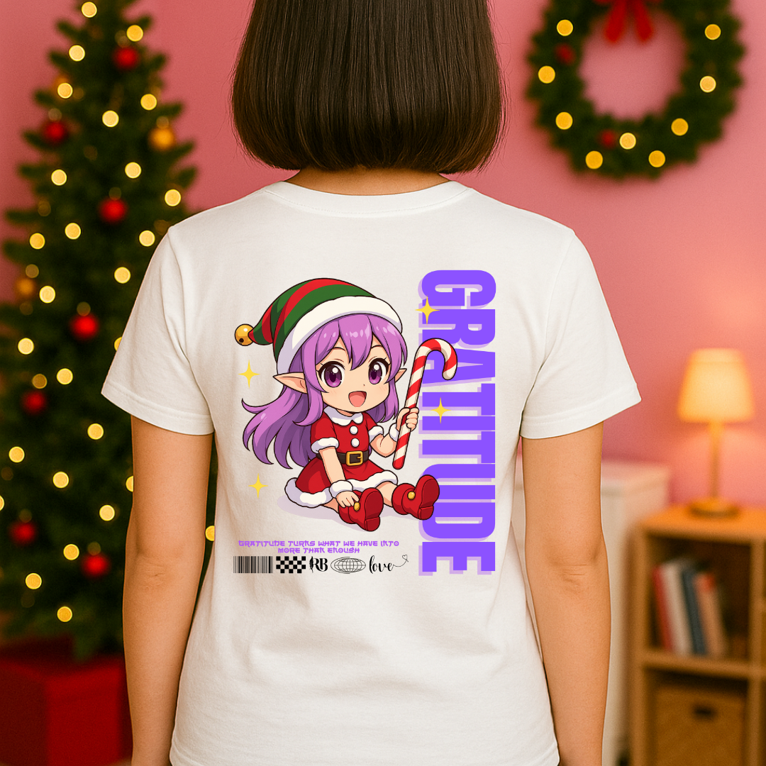 &quot;Gratitude&quot; | Youth Short Sleeve T-Shirt | Black | – RB Designa Co