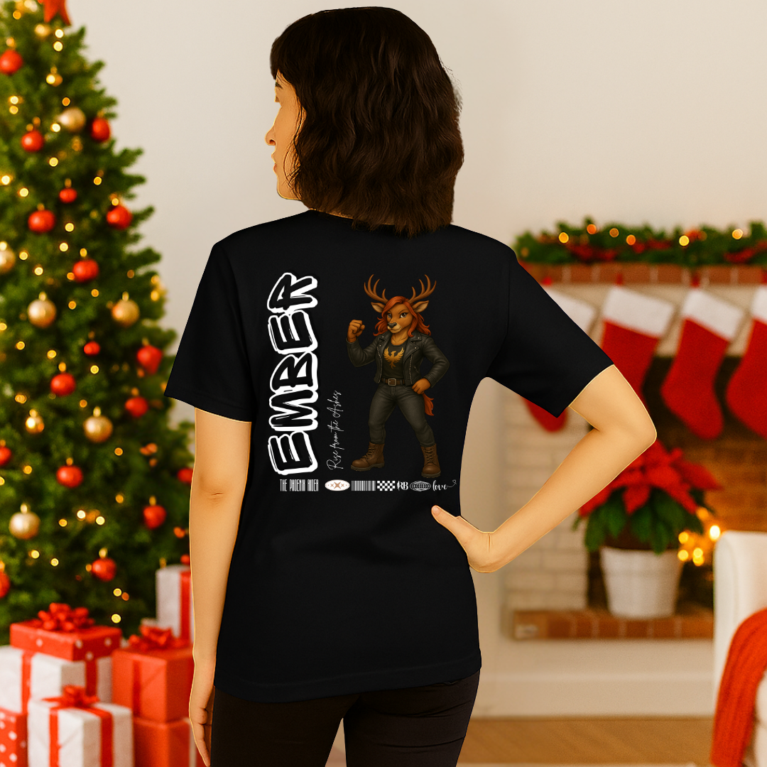 &quot;Ember&quot;- White | Adults  t-shirt