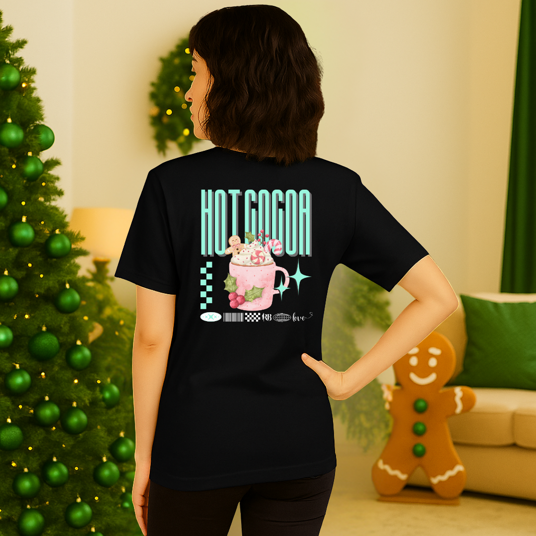 "Hot Cocoa"- White | Adults t-shirt