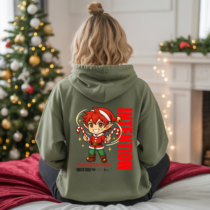 &quot;Intention&quot;- Black | Youth Hoodie