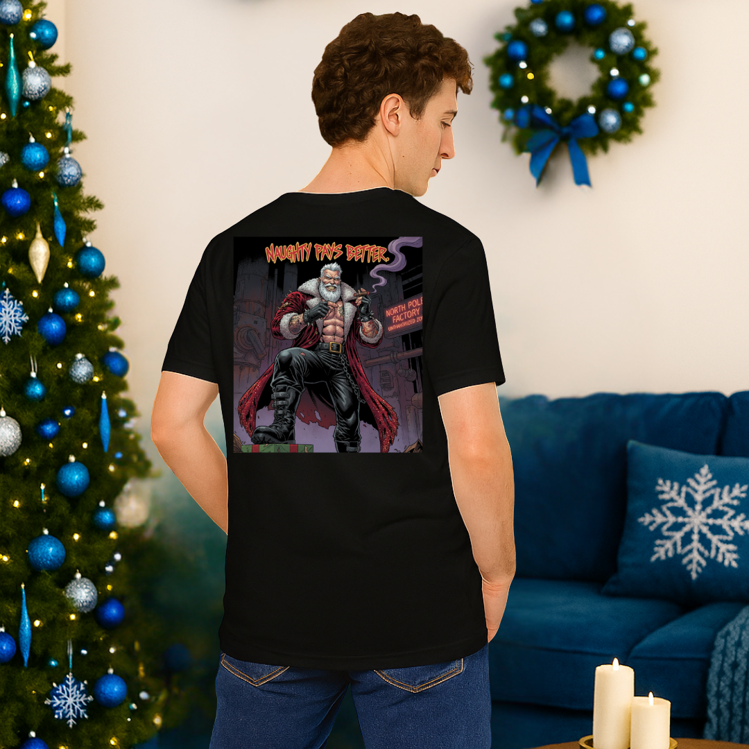 &quot;Naughty Pays Better&quot; | Adults t-shirt