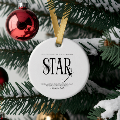 Star Back Biblical Ornaments