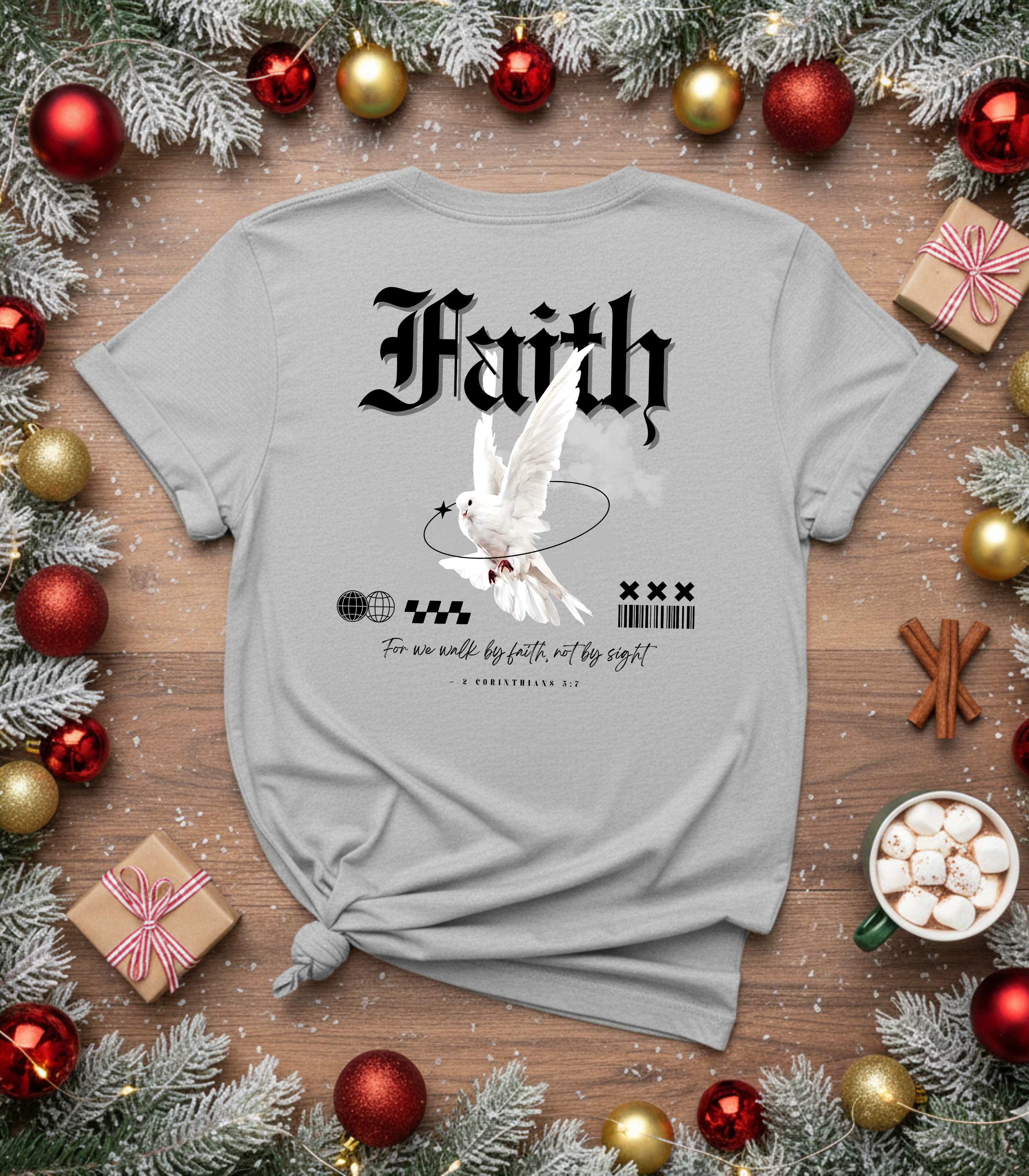 Faith Back Light Biblical T-shirt