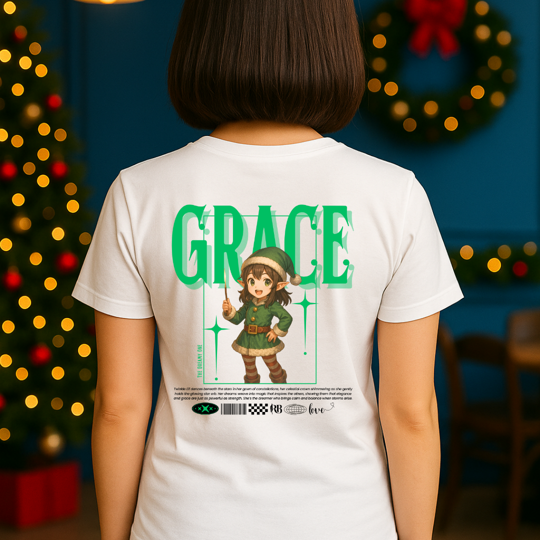 &quot;Grace&quot; | Youth Short Sleeve T-Shirt | Black | – RB Designa Co