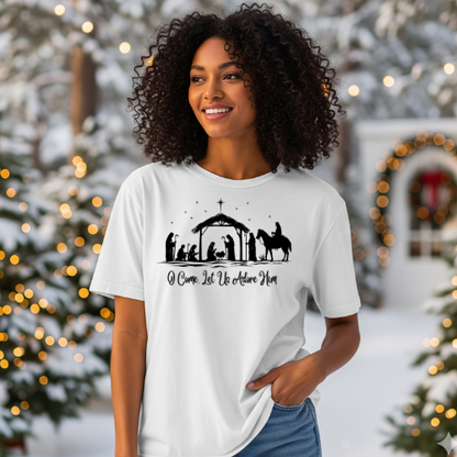 Adore Him Biblical Oversized T-shirt