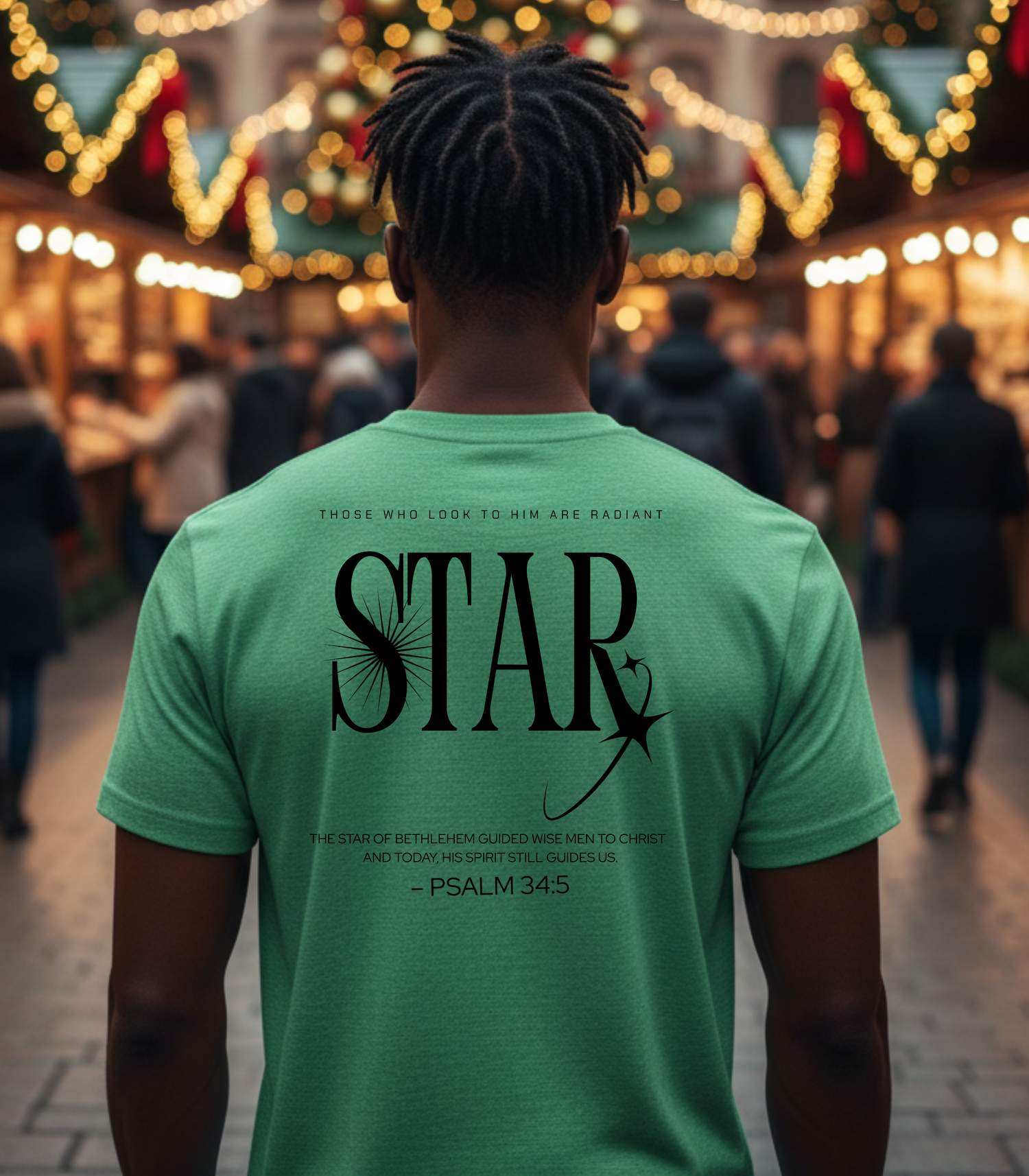 Star Back Light Biblical T-shirt