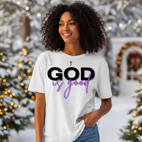 God Is Good Biblical Oversized T-shirt