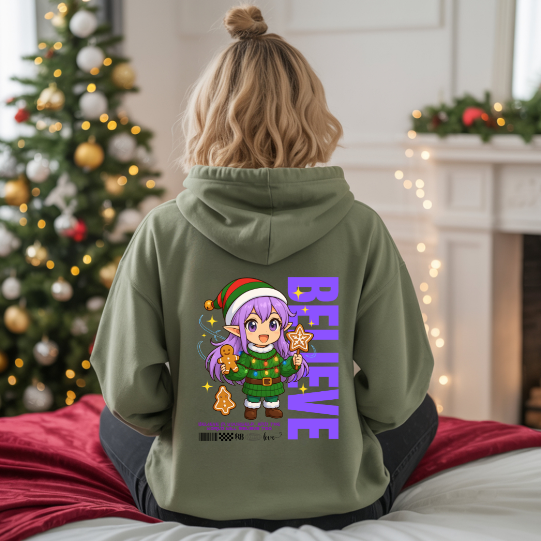 &quot;Believe&quot;- Black | Youth Hoodie