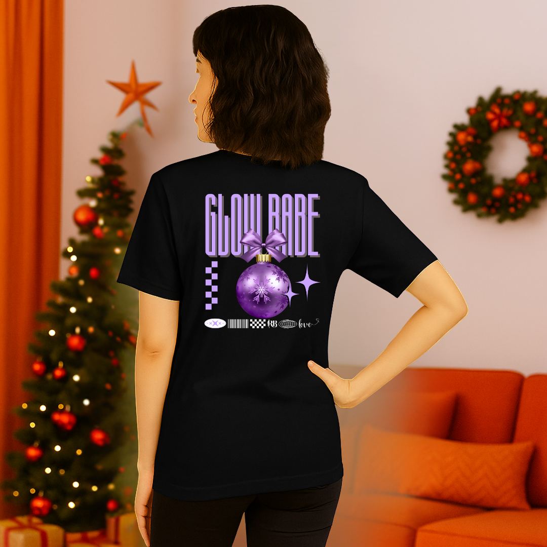 &quot;Glow Babe&quot;- White | Adults t-shirt