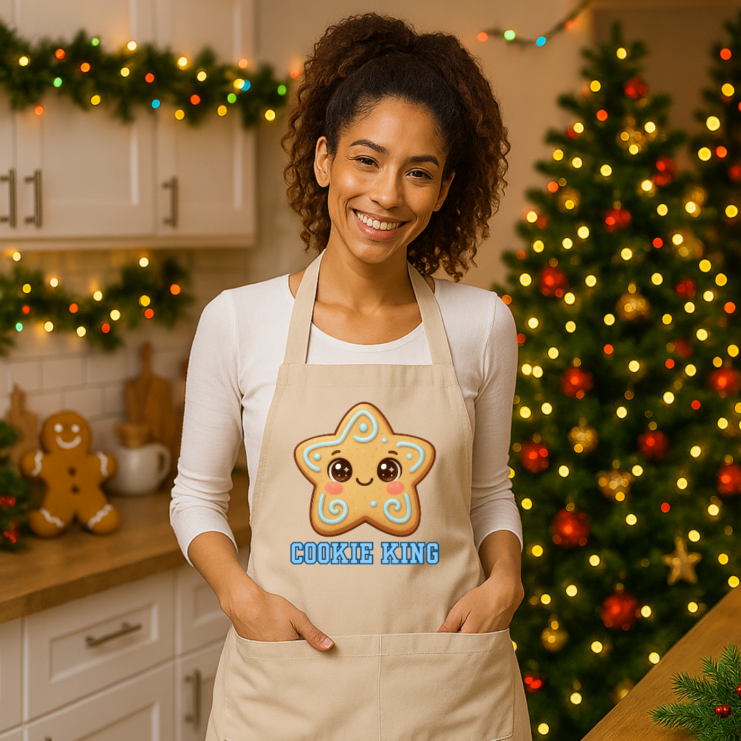 &quot;Cookie King&quot; | Organic cotton apron | – RB Designa Co
