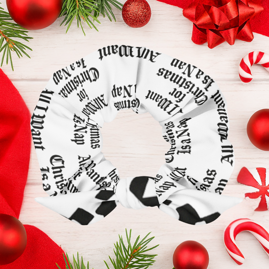 Christmas Nap Teen Scrunchie