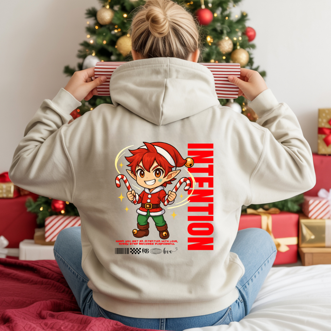 "Intention"- Black | Youth Hoodie