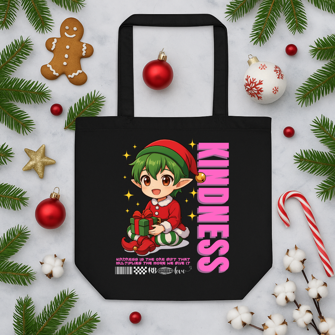 &quot;Kindness&quot;- White | Eco Tote Bag