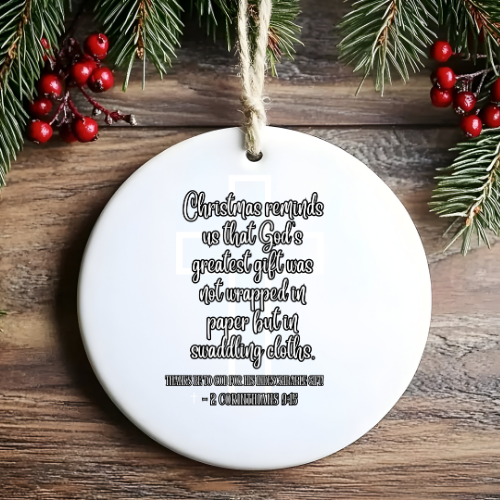 Gift Back Biblical Ornaments