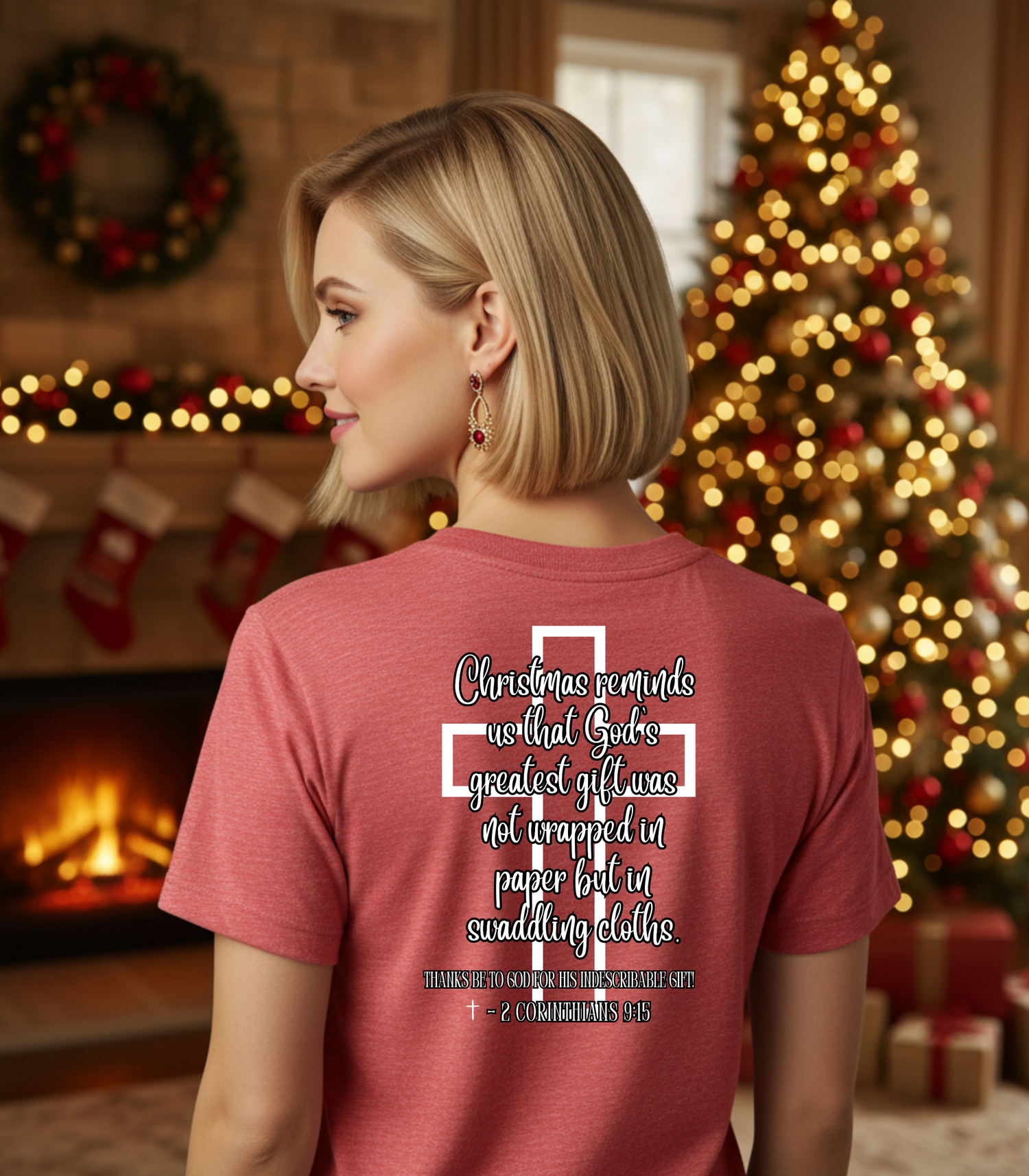 Gift Back Light Biblical T-shirt