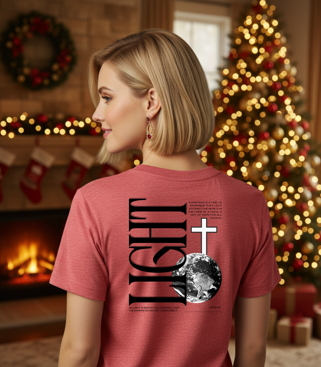 Light Back Light Biblical T-shirt