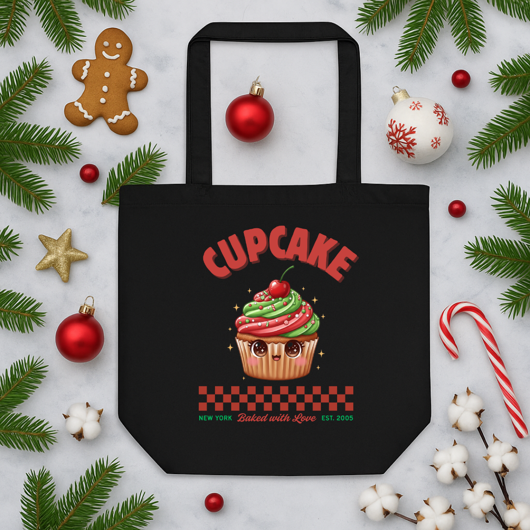 Cupcake: Baked With Love | Eco Tote Bag