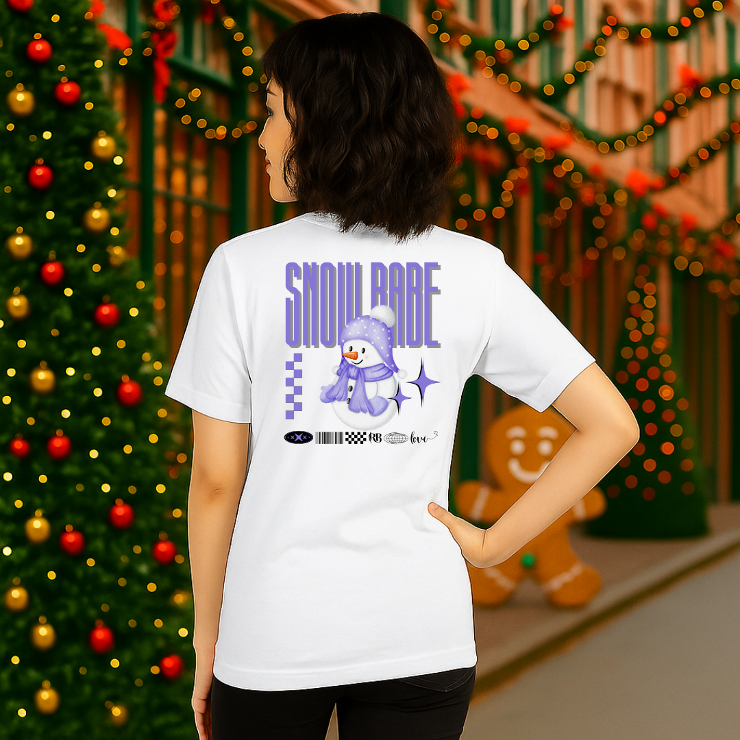 &quot;Snow Babe&quot;- Black | Adults t-shirt