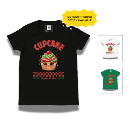 Cupcake: Baked With Love | Youth Short Sleeve T-Shirt | – RB Designa Co