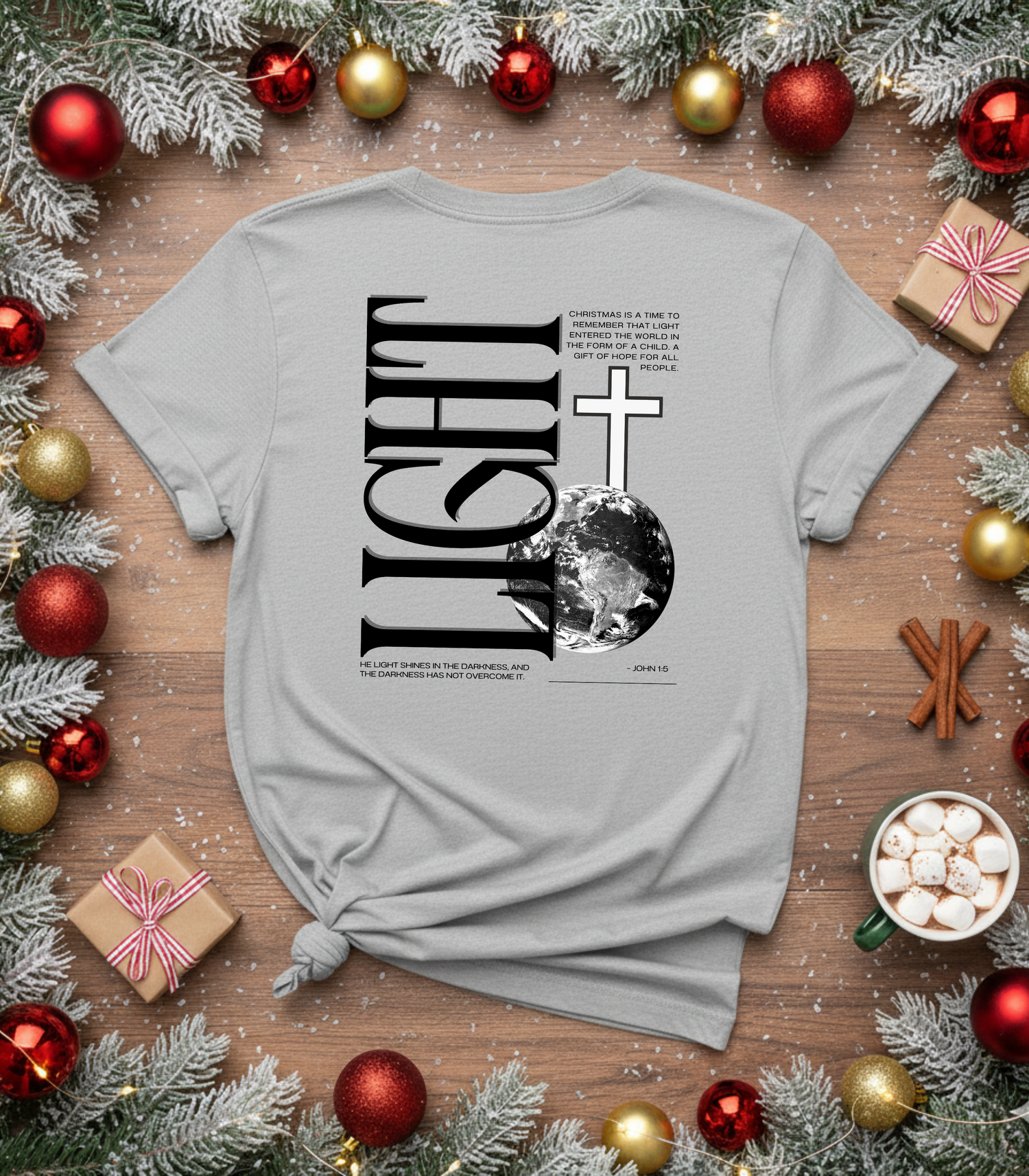 Light Back Light Biblical T-shirt