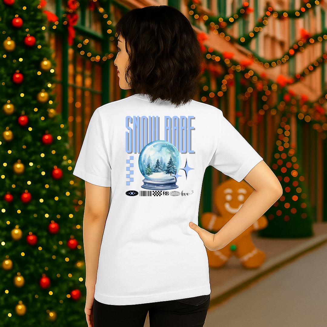 &quot;Snow Babe&quot;- Black | Adults t-shirt
