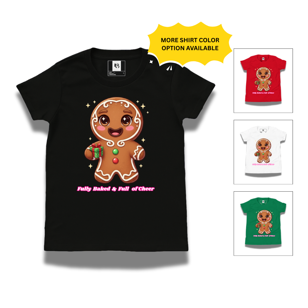 &quot;Fully Baked and Full of Cheer&quot; | Youth Short Sleeve T-Shirt | – RB Designa Co