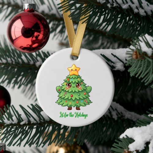 Star Topped Christmas Tree Kids &amp; Babies Ornament