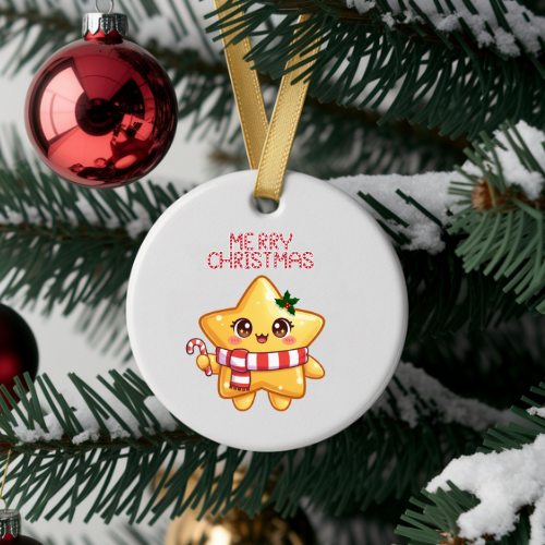 Star Gingerbread Man Kids & Babies Ornament