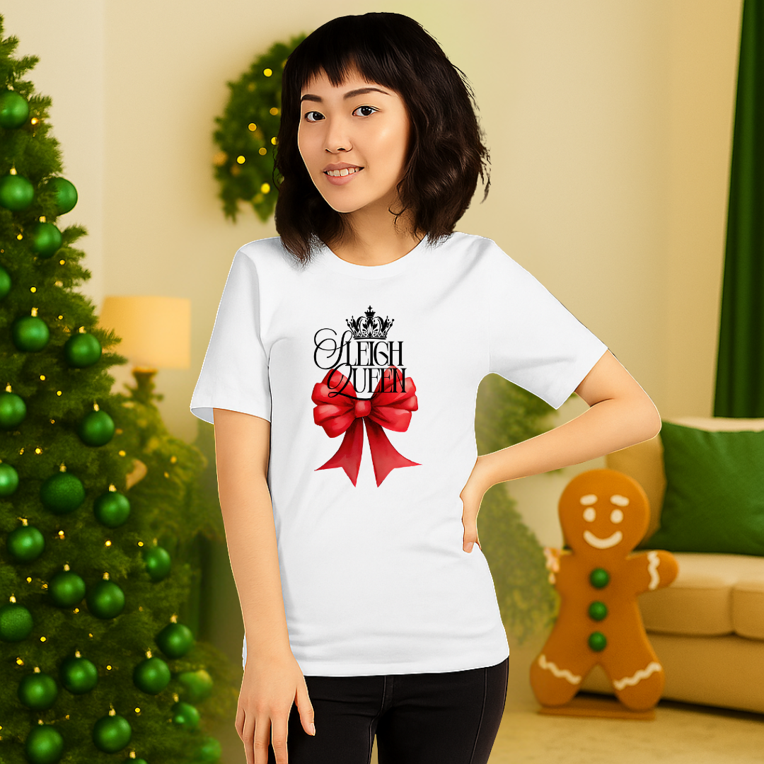 "Sleigh Queen"- Black | Adults t-shirt