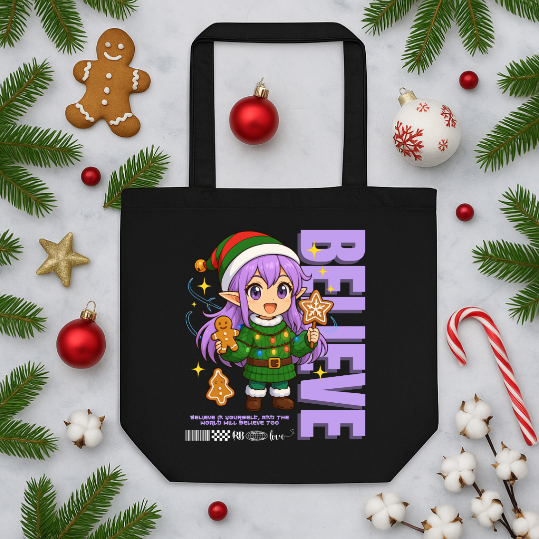 &quot;Believe&quot;- White | Eco Tote Bag