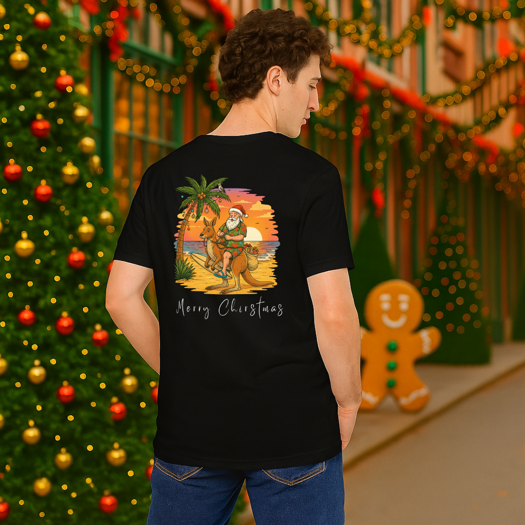 &quot;Merry Christmas&quot; Santa on Summer | Adults t-shirt