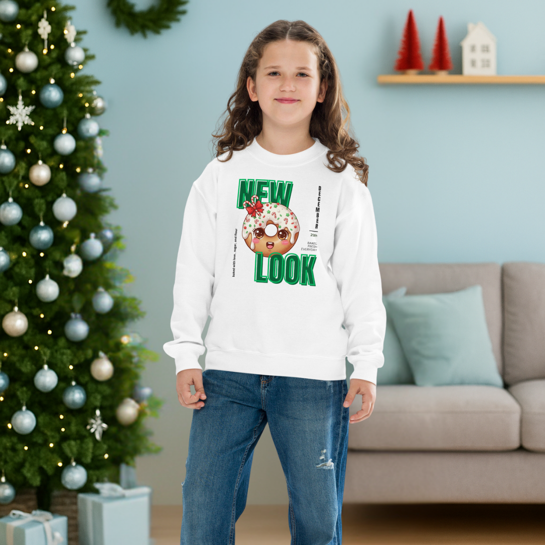 "New Look..."- Black | Youth Sweatshirt