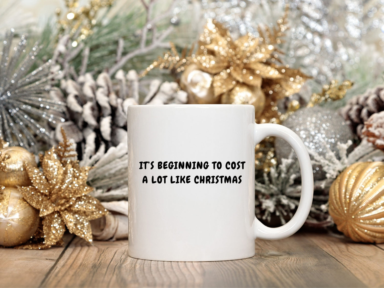 Costly Christmas Light Humbag White Mug