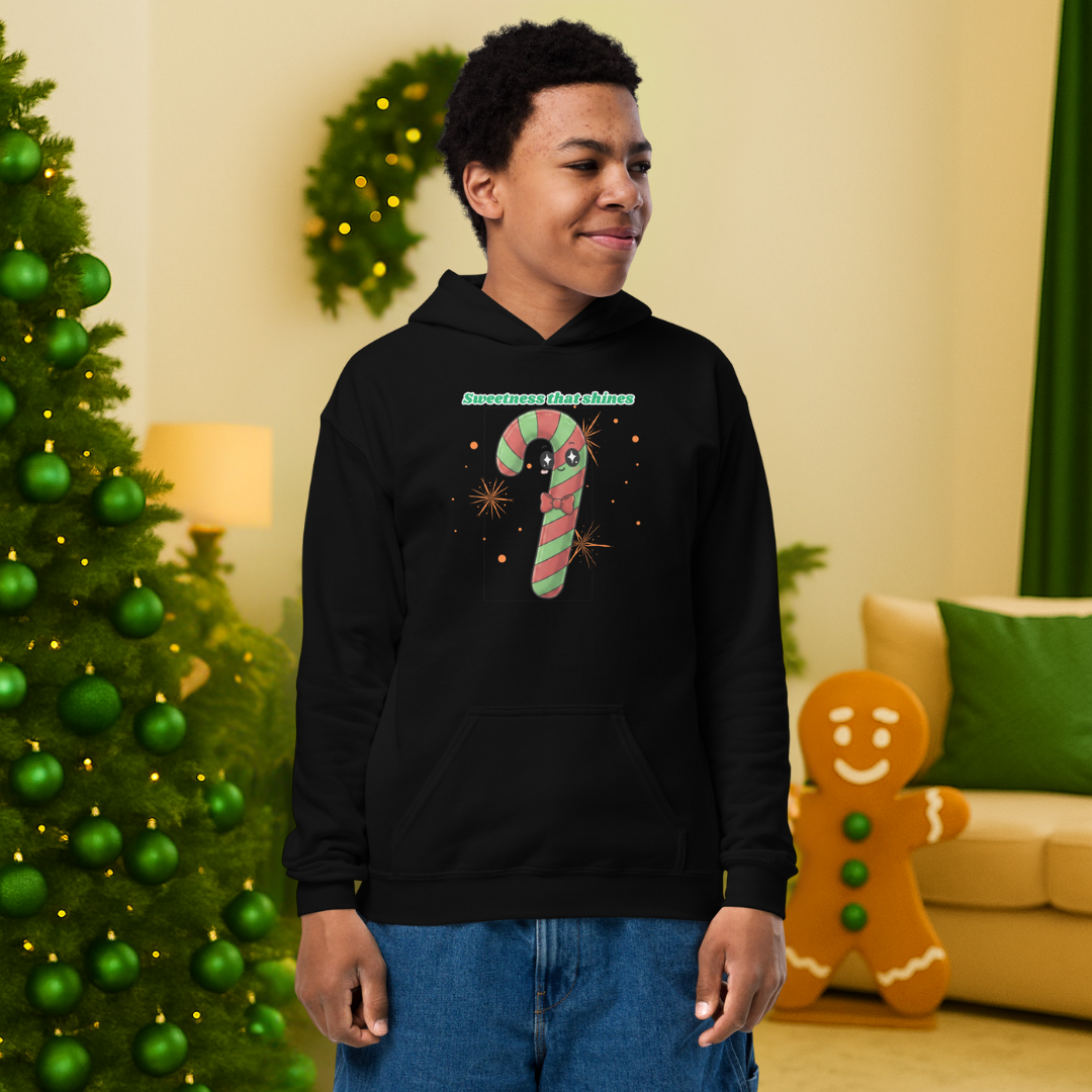 &quot;Sweetness That Shines&quot;- Black | Youth Hoodie