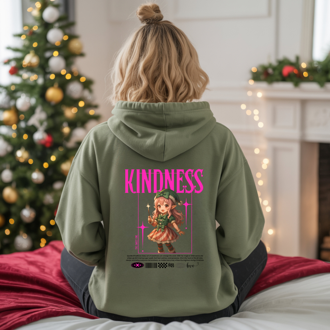 &quot;Kindness&quot;- Black | Youth Hoodie