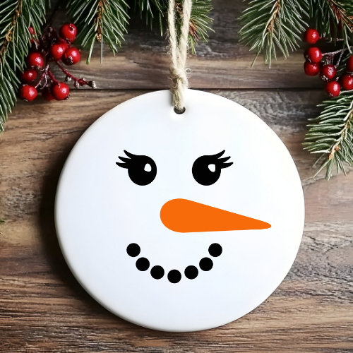 Snowman Face Kit Kids & Babies Ornament