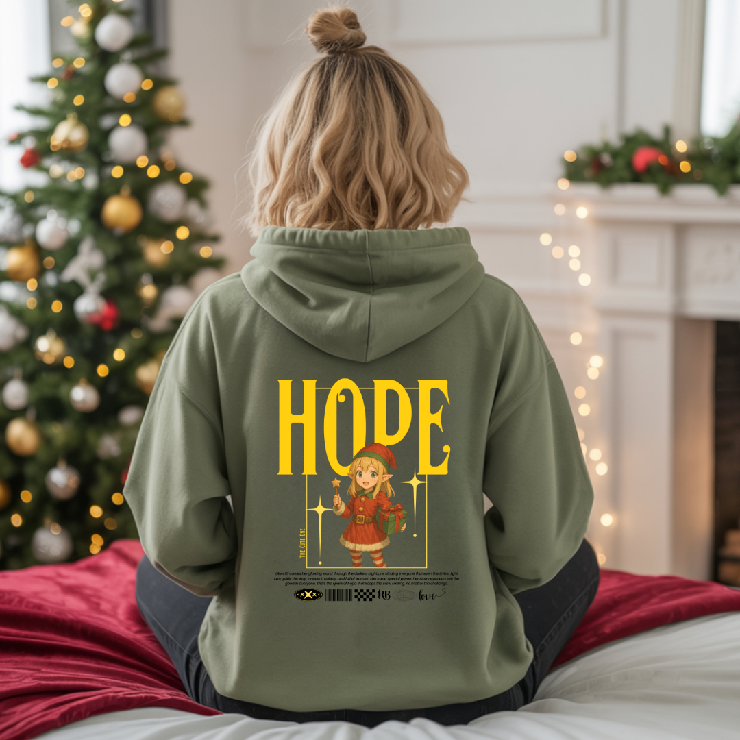 &quot;Hope&quot;- Black | Youth Hoodie