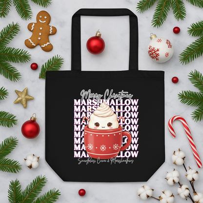 &quot;Marshmallow, Merry Christmas...&quot; | Eco Tote Bag