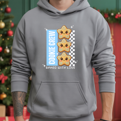 &quot;Cookie Crew, Baked With Love&quot;- Blue | Youth Hoodie
