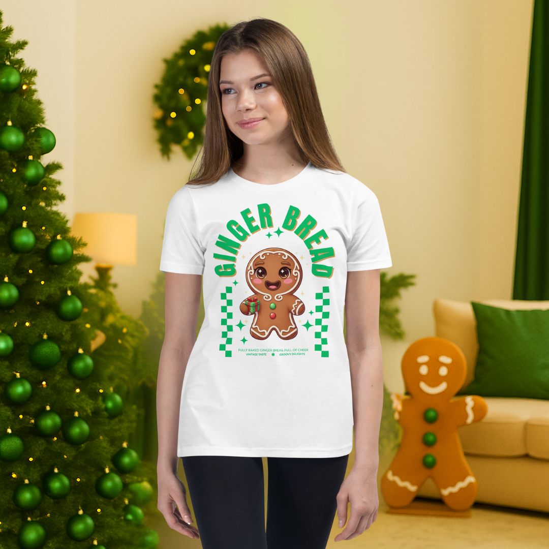Gingerbread Joy | Youth Short Sleeve T-Shirt