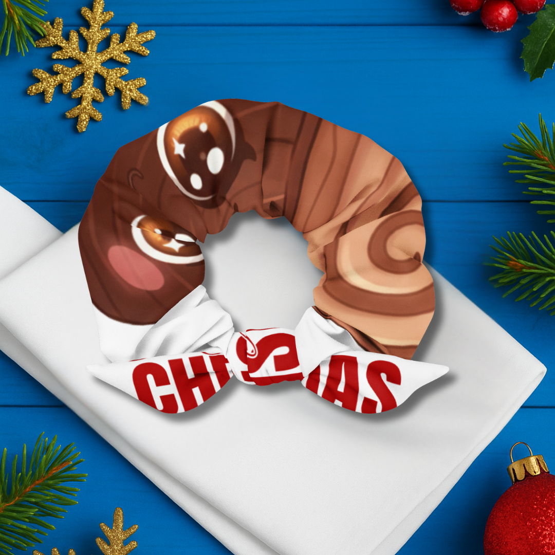 &quot;Rolling in to Christmas&quot;- Black | Scrunchie