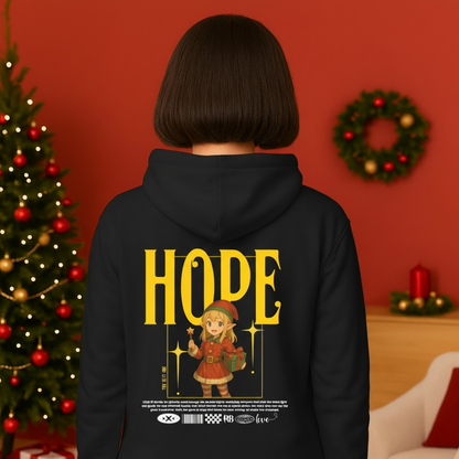 &quot;Hope&quot;- Black | Youth Hoodie