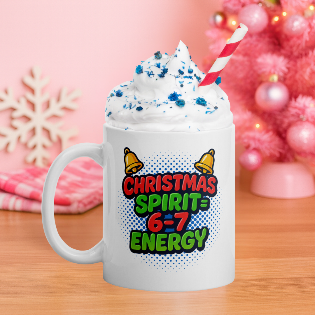 Christmas Energy Teen White Mug