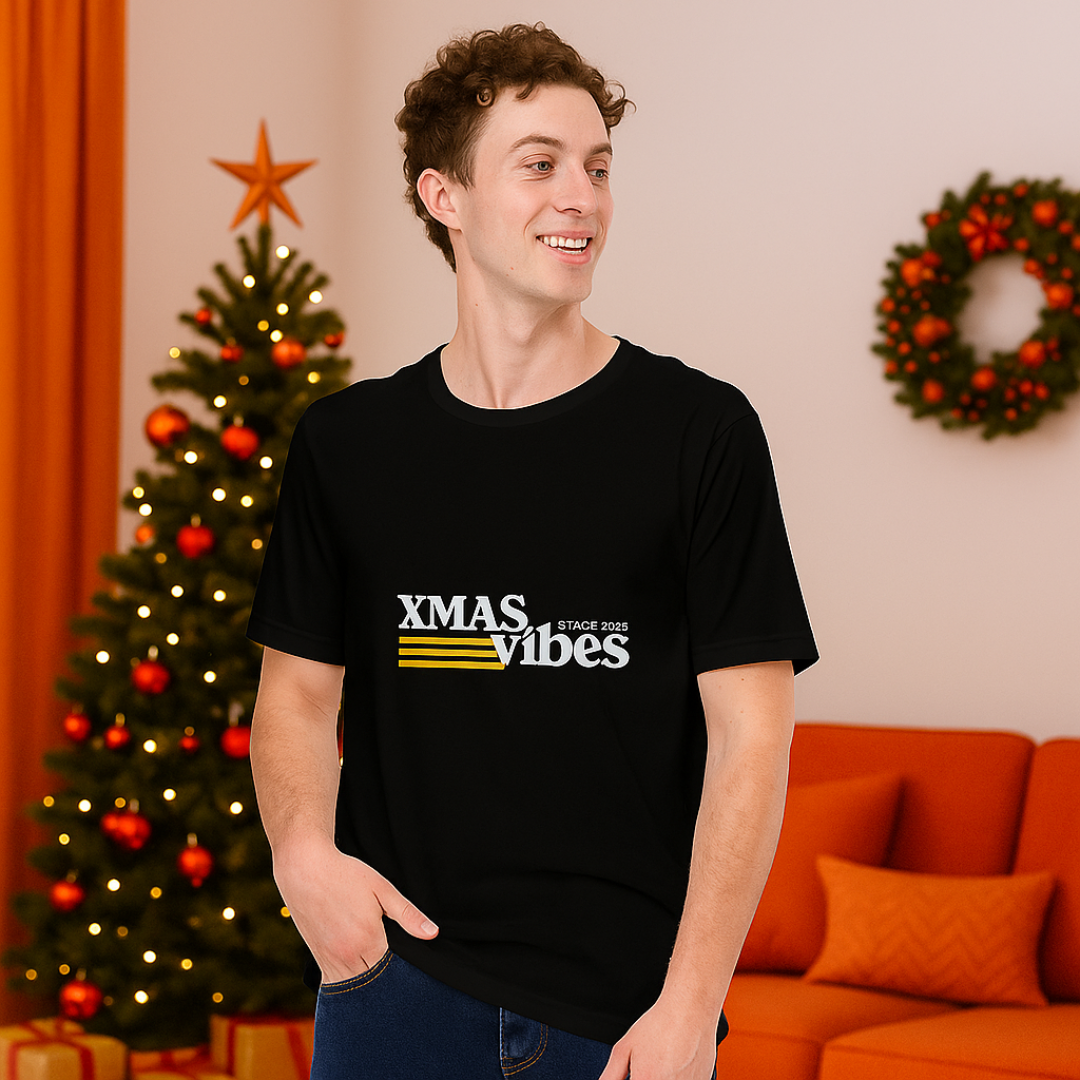 "Xmas Vibes Since 2025"- White| Adults t-shirt