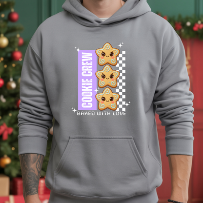 &quot;Cookie Crew, Baked With Love&quot;- Purple | Youth Hoodie