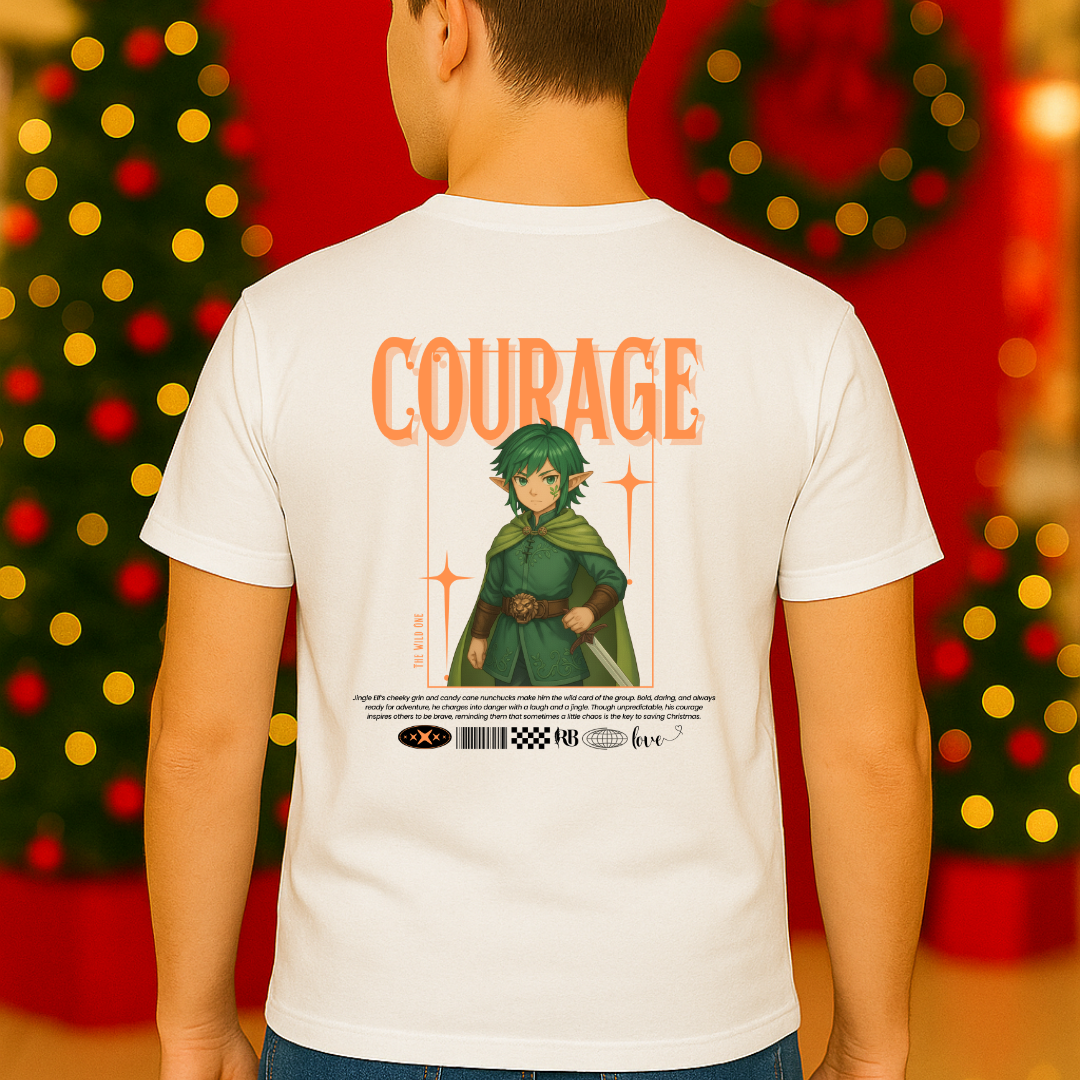 &quot;Courage&quot; | Youth Short Sleeve T-Shirt | Black | – RB Designa Co