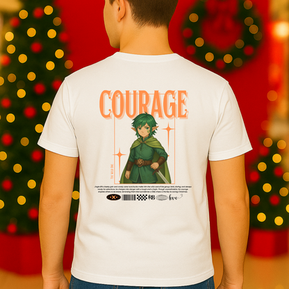 &quot;Courage&quot; | Youth Short Sleeve T-Shirt | Black | – RB Designa Co