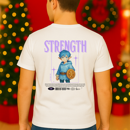 &quot;Strength&quot; | Youth Short Sleeve T-Shirt | Black | – RB Designa Co