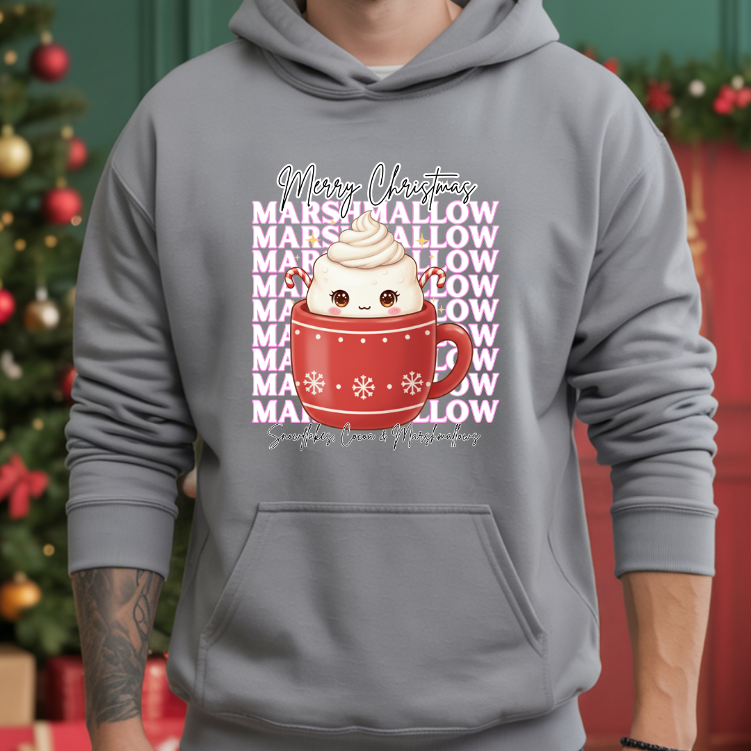 &quot;Marshmallow, Merry Christmas...&quot; | Youth Hoodie